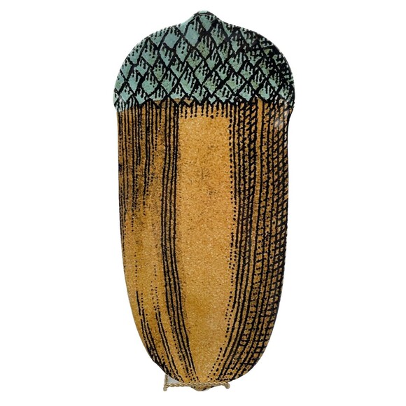 NEW John Derian for Target Acorn Stoneware Serving Platter 15" x 7" SOLD OUT - Picture 1 of 10